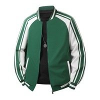 Blouson de baseball unisexe coupe slim coupe-vent col rond streetwear avec broderie frontale style coréen pour jeunes automne hiver 2026
