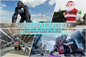 Muñeco de personaje creativo de dibujos animados inflable gigante, decoración de Mascota de celebridad inflable personalizada - Product Image 5