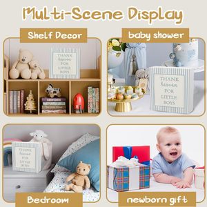 Letrero de Madera Motivacional de Doble Uso de 5 x 5 Pulgadas con Frase Positiva: Puedes Hacer las Cosas Difíciles, para el Aula, Dormitorio Infantil, Sala de Juegos, Pared - Product Image 6