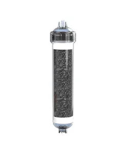 Transparante Quick Connect 10 Inch T33 Filter Shell Behuizing Forwater Zuivering Gevuld Met Actieve Kool