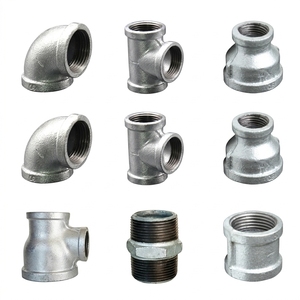 Raccord de tuyau en fonte malléable galvanisé à chaud, raccord hexagonal mâle pour conduite d'eau, pour la lutte contre l'incendie et la plomberie - Product Image 3