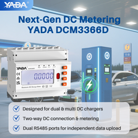 Medidor de Energía CC YADA DCM3366D con Certificación CE, Precisión Digital 0.5, Clase 1000A para Cargador de Vehículos Eléctricos, RS485 Modbus-RTU, Pantalla LCD