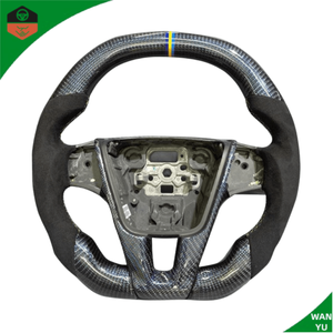 Volante LED de Fibra de Carbono Forjado Personalizado y Elegante para <span class=keywords><strong>Volvo</strong></span> V40 V60 <span class=keywords><strong>V70</strong></span> S60 T6 XC60, Venta Directa de Fábrica - Product Image 1