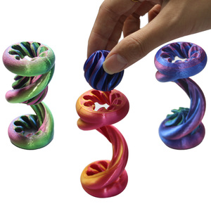 Juguete Espiral Divertido Impreso en 3D, Diseño 2026, 1 Pieza, Juguete de Ocio y Relajación, Adorno de Escritorio - Product Image 1