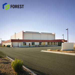 Bâtiment préfabriqué certifié CE et ISO9001, entrepôt métallique à grande portée avec charge de vent de 0,5 kN/m² - Product Image 2