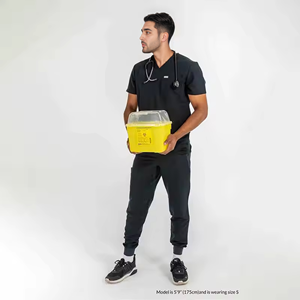 病院用スクラブ通気性ストレッチ医療用スクラブメーカーカスタムカラーサイズ医療用スクラブ男性用看護師ユニフォーム病院用 - Product Image 4