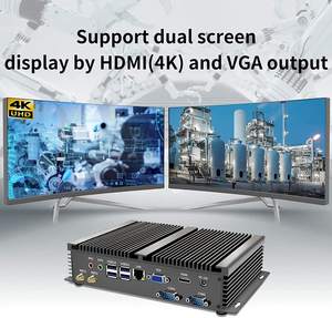 Partaker 11th Gen Fanless Industrial Mini PC I7 1165G7 I5 1135G7 Sistema Barebone Computer 2xDDR4 Ram Slot HD VGA 7 * USB WiFi - Product Image 4