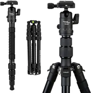 Hot Sale Professional Aluminum Tripod Monopod Compact Camera Tripod With Ball Head For Video Camcorder Outdoor Adventure