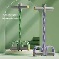 Dispositivo de entrenamiento de resistencia con pedal verde para prensa de piernas, asistente para abdominales, placa para pies, cuerda de tracción y rodillo tonificador abdominal