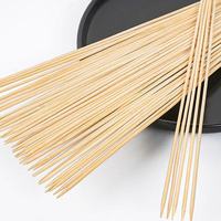 Brochettes plates en bambou personnalisables (20-40 cm) – Écologiques et jetables pour barbecue extérieur, idéales pour fruits et fêtes – Emballées en sachet