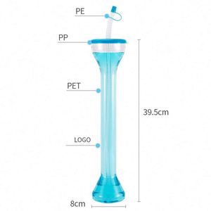 Gobelets en plastique transparent jetables avec logo personnalisé, bouteilles en plastique PET écologiques réutilisables, gobelets à boisson originaux pour événements et fêtes - Product Image 4