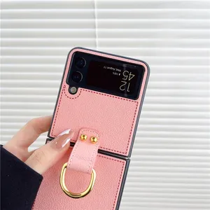 สำหรับ <span class=keywords><strong>Samsung</strong></span> <span class=keywords><strong>Z</strong></span> พลิก1 <span class=keywords><strong>2</strong></span> 3เคสที่มีห่วงเข็มขัดหนัง PU ย้อนยุคกันกระแทกเคสโทรศัพท์สำหรับ <span class=keywords><strong>Samsung</strong></span> Galaxy <span class=keywords><strong>Z</strong></span> <span class=keywords><strong>flip</strong></span> 4 5 - Product Image 4