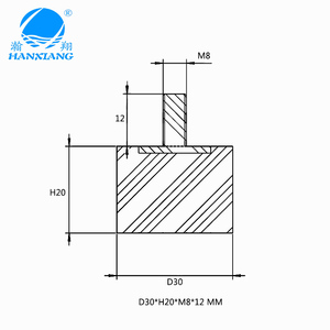 Pies de goma ajustables para muletas, compresores de aire, tornillo cuadrado, antivibración, <span class=keywords><strong>Thermomix</strong></span> <span class=keywords><strong>piezas</strong></span>, almohadillas, rejilla - Product Image 6