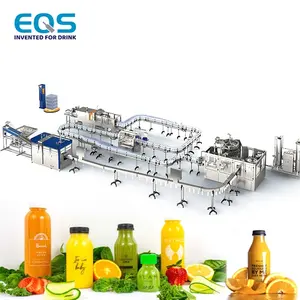 Tailor Made Full Automatic Glass Bottle Beverage Juice Sealing And Hot Filling Machine