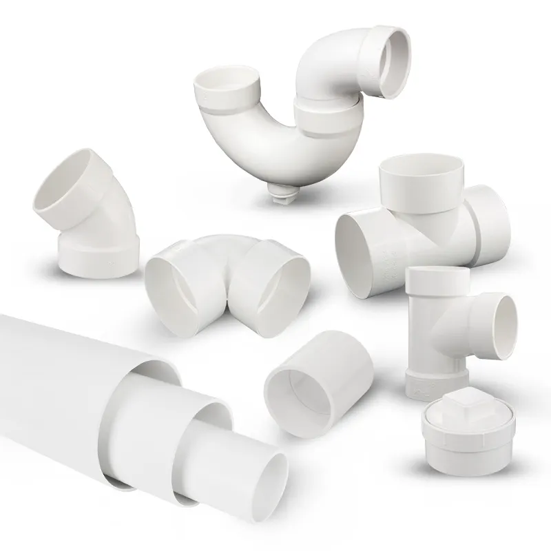 High quality water supply and drainage plastic dwc upvc fittings tubo tee pipe pvc fittings for plumbing