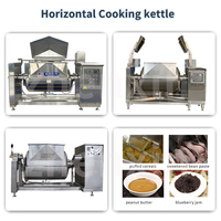 Maßgefertigte 304 Edelstahl Horizontale Rührmaschine Spiralband-Mischmaschine für Bohnenpaste und Sauce