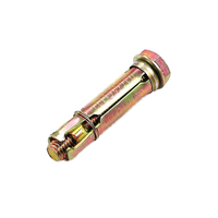 3pcs 4pcs Manchon en acier au carbone galvanisé Boulon d'ancrage à tête hexagonale Diamètre personnalisable Amovible Béton DIN Boxed