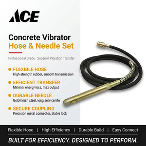 Vibreur à béton thermique puissant, choix de confiance au Royaume-Uni, avec <span class=keywords><strong>aiguille</strong></span> <span class=keywords><strong>vibrante</strong></span> de 25 mm - Product Image 2