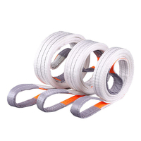 Sangle de levage en polyester sans fin avec cordon en fibre de 1 à 8 tonnes