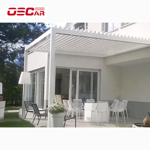 Pergola Motorisée Electrique intelligente Motorisée Porte extérieure Pagola Extérieure Aluminium Motorisée avec stores Stores - Product Image 3