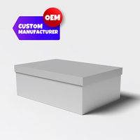 Boîtes à chaussures de couleur personnalisée avec logo Emballage OEM Boîtes en carton durables pour chaussures