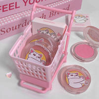 Palette de fard à joues crème Daimanpu Patte de Chat, Maquillage Végétalien Imperméable de Haute Qualité pour Femme avec Étiquetage