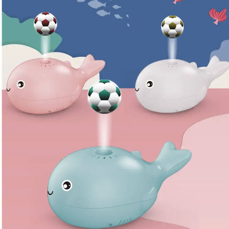 2023新しいトレンド小さなクジラフローティングボールおもちゃクジラ吹くボールおもちゃバランス吹くフローティングボールファン子供のためのおもちゃ