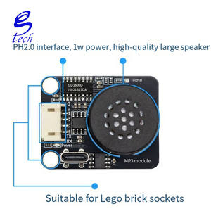 Module de lecture vocale MP3, lecture intelligente de la musique vocale, compatible avec les trous de blocs de construction standard, interface PH2.0 - Product Image 3