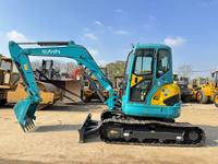 Mini-excavatrice d'occasion du Japon, 3,5 tonnes, pour modèles KX135/KX155/KX165/U30-U55, modèle 2025, 500 heures, godet de 0,11 m, moteur, boîte de vitesses, PLC