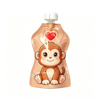 Pochettes à bec verseur découpées sur mesure, finition brillante, avec buse refermable pour jus, boissons et produits liquides – Sacs Mylar