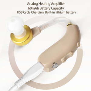 BTE เครื่องช่วยฟังเครื่องรับเครื่องช่วยฟังแบบชาร์จไฟได้สำหรับผู้สูงอายุเครื่องขยายเสียงทางการแพทย์สำหรับการสูญเสียการได้ยิน - Product Image 6