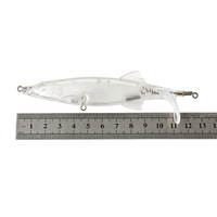 Leurre de pêche OEM 12,5 cm / 13,7 g, nouveau leurre bionique crocodile pour pêche à la traîne, avec corps en ABS et queue en PVC, couleur naturelle, DIY
