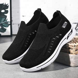 Light Weight New Style Women Leather Shoes Hard-wearing Walking Stylish Sock Sneakers - Product Image 2