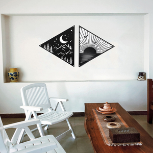 Decorazione della casa Morden personalizzata taglio Laser appeso decorazione della <span class=keywords><strong>parete</strong></span> della lettera divisa <span class=keywords><strong>in</strong></span> <span class=keywords><strong>metallo</strong></span> di ferro - Product Image 3