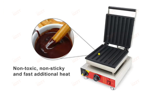 Máquina <span class=keywords><strong>para</strong></span> hacer churros de acero inoxidable Manual comercial Máquina <span class=keywords><strong>para</strong></span> hacer donas españolas Prensa de gofres churrera 3 en 1 <span class=keywords><strong>para</strong></span> hornear comercial en <span class=keywords><strong>casa</strong></span> - Product Image 2