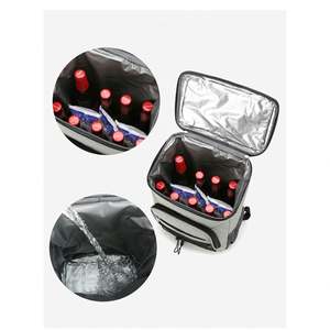 Sac à dos de voyage personnalisé avec logo, glacière isolée pour canettes de bière, sac à dos de pique-nique imperméable doublé thermiquement, sac à dos isotherme - Product Image 2