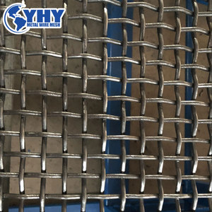 شبكة شاشة من الفولاذ المنجنيزيني مقاومة للتآكل لسحق - Product Image 4