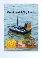 Production d'usine professionnelle vente en gros GPS télécommande leurre bateau signal 500 mètres poids 1.5Kg pilote automatique