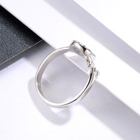 925 Sterling Silver Turkish Evil Eye Rings pour femmes Cubic Zirconia Evil Eye Signet Ring