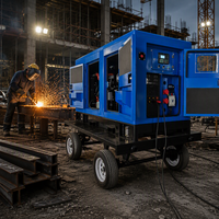 Groupe électrogène de soudage MIG MMA 50/60HZ Triphasé Weichai 100Kw Diesel 4 postes 500A 1000A
