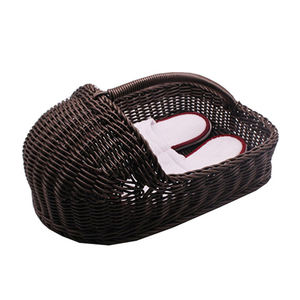 Cesto portabiancheria rettangolare in vimini grande in Rattan di <span class=keywords><strong>plastica</strong></span> fatto a mano cesto portabiancheria in lino per Picnic - Product Image 3