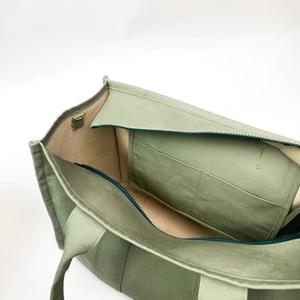 Custom DIY Logo Preppy Shoulder <b>Bags</b> <b>Large</b> Durable Cotton Canvas Tote for Travel Shopping Vacation Women's Summer Autumn - Product Image 4