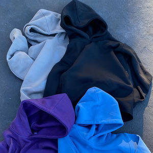 Sudadera con Capucha Corta de Invierno KingSen de Alta Calidad, Personalizada, de Algodón Suave, con Estampado Digital, Diseño Hip Hop para Hombre - Product Image 4