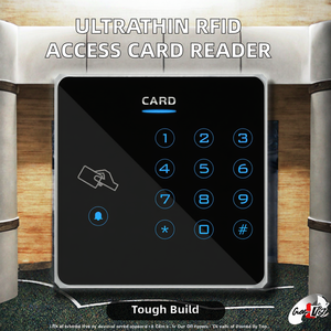 Новый ультратонкий считыватель карт доступа с подсветкой ABS, Wiegand26/34, <span class=keywords><strong>RFID</strong></span> 13.56 МГц, для контроля доступа и считывания смарт-карт - Product Image 2