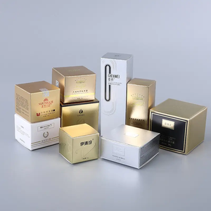 Custom Print Logo perfume Cardboard Packaging Cosmetics box Carton Kraft Paper Boxes Factory Wholesale color packing Card box