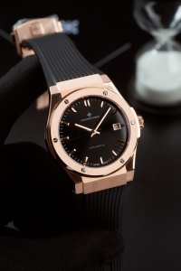 Reloj Mecánico Automático para Hombre Alexander Ferros, Caja Redonda de Acero Inoxidable de 42 mm, Cristal de Zafiro, Esfera Analógica Elegante, Japón - Product Image 5