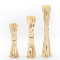 Emballage personnalisé pour brochettes en bambou biodégradable, certifiées, jetables, durables et résistantes à la chaleur, 3 mm, 35 cm, pour barbecue en plein air