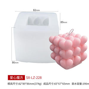 Moules à bougies en silicone d'alerte de tendance pour la décoration de la maison pour Thanksgiving Diwali bougies de fête des pères - Product Image 4