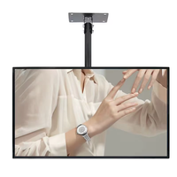 Pantalla LCD de Pared HONGNUO de 32-70 Pulgadas, Vidrio Templado, Aleación, Ángulo de Visión Amplio de 169°, Pantalla Digital Interior para Publicidad