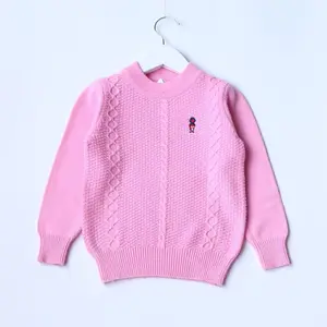 Grosir Pakaian Butik Anak Perempuan, Pullover Musim Dingin, Jumper Bayi Perempuan, Sweater Anak Perempuan